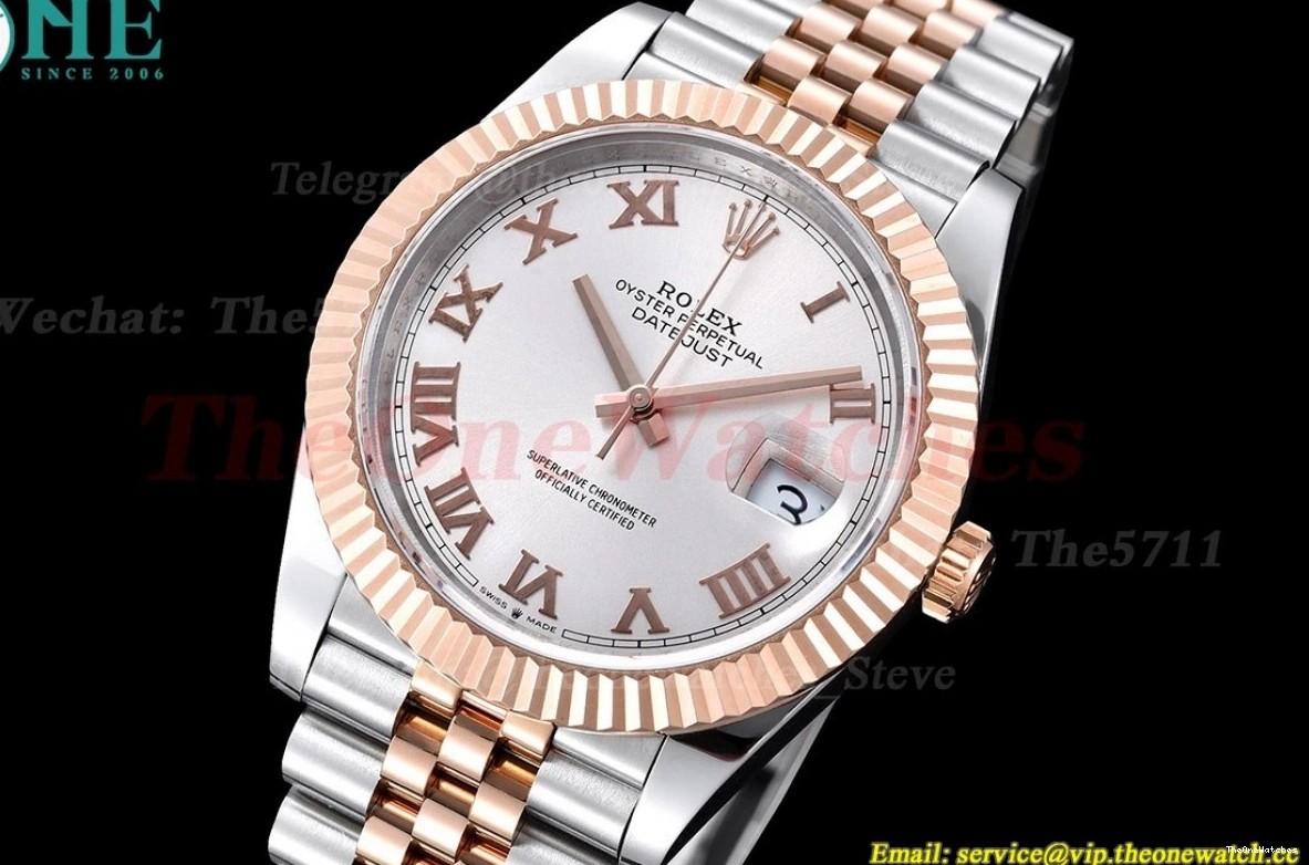 36mm White Rmn SS GMF A2824 RG 126231 Datejust 0502